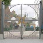 Dellow Centre gates.jpg